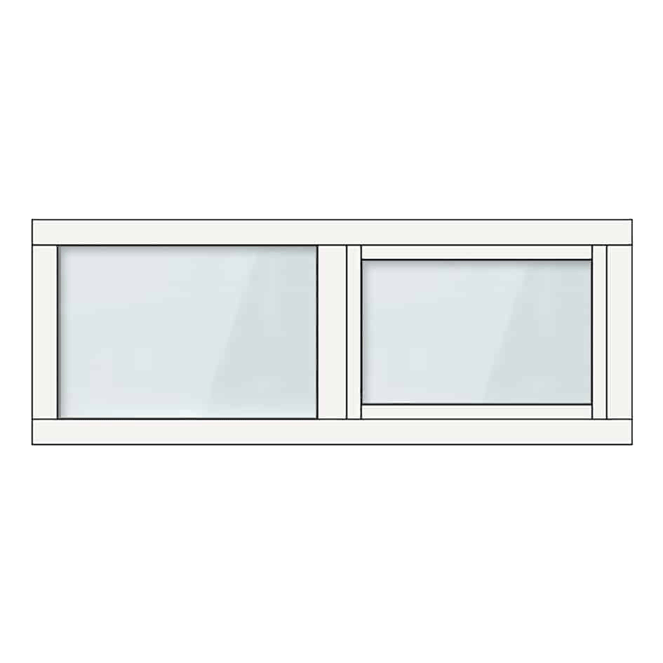 Vastglas met valraam